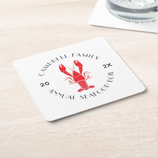 Moderne Hummer-Boote nach Maß Rechteckiger Pappuntersetzer (angewinkelt)