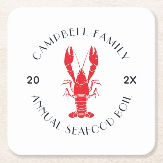 Moderne Hummer-Boote nach Maß Rechteckiger Pappuntersetzer (Vorderseite)