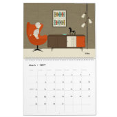Moderne Hunde aus dem Mittelalter Kalender (Mär 2027)