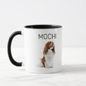 Moderne Hunde Katze Liebhaber Eigentümer Foto Name Tasse (Links)