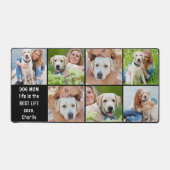 Moderne Hunde-Mama Lebensdauer Custom 7 FotoCollag Schreibtischunterlage (Vorderseite)