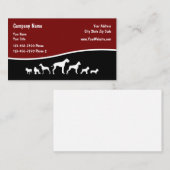 Moderne Hundeausbildung und Gehorsam Visitenkarte (Vorne/Hinten)