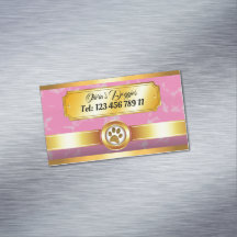 Moderne Hundebetreuung Pink Dog Walker Tierbetreuu