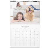 Moderne Hundefamilie für Fotos kreieren Ihren eige Kalender (Feb 2026)