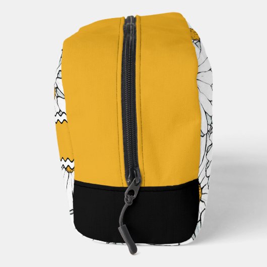 Moderne Hütte Daisy Art Muster Waschbeutel (Rechts)