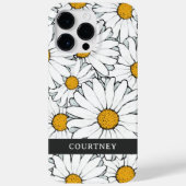Moderne Hütte Daisy-Floral-Muster Case-Mate iPhone Hülle (Rückseite)