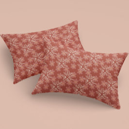 Moderne Hütte Floral - Soft Terracotta Palette Kissenbezug