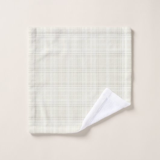 Moderne Hütte Kariert Badhandtuch Set (Waschlappen)