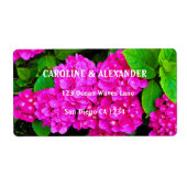 Moderne Hydrangea Rosa Blumenblüten Hochzeit (Vorne)