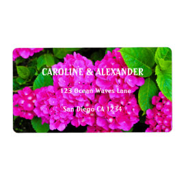 Moderne Hydrangea Rosa Blumenblüten Hochzeit