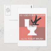 moderne Hygiene Postkarte (Vorne/Hinten)