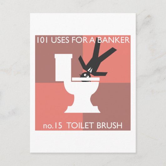 moderne Hygiene Postkarte (Vorderseite)