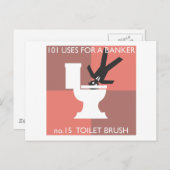 moderne Hygiene Postkarte (Vorne/Hinten)