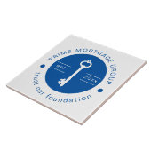 Moderne Hypothekenfirma mit individuellem Logo Fliese (Seite)