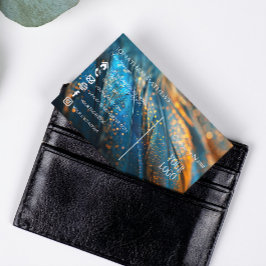 Moderne I Feathers Magnetische Visitenkarte