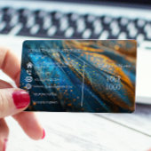 Moderne I Feathers Magnetische Visitenkarte