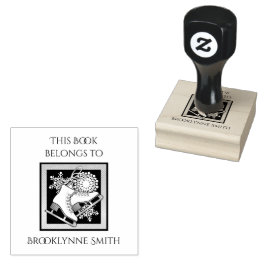 Moderne Ice-Skaten Dieses Buch gehört zum Buchzeic Gummistempel