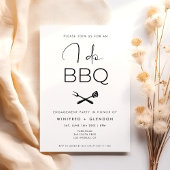 Moderne ich führe eine GRILLEN-Engagement-Partei e Einladung