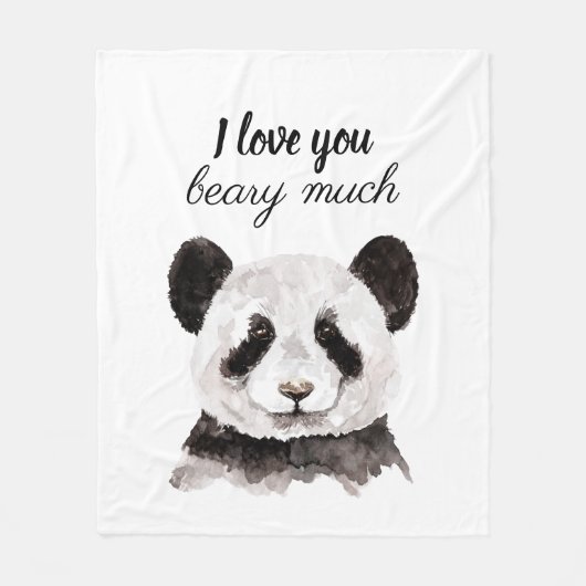 Moderne ich Liebe, dass Sie viel schwarz und weiß  Fleecedecke (Vorderseite)