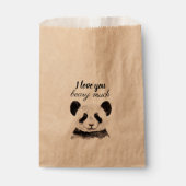 Moderne ich Liebe, dass Sie viel schwarz und weiß  Geschenktütchen (Vorderseite)