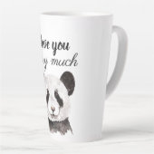 Moderne ich Liebe, dass Sie viel schwarz und weiß  Milchtasse (Rechte Ecke)