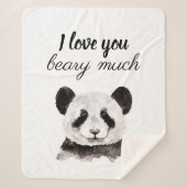 Moderne ich Liebe, dass Sie viel schwarz und weiß  Sherpadecke (Vorderseite)