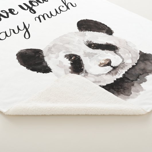 Moderne ich Liebe, dass Sie viel schwarz und weiß Sherpadecke (3/4)