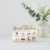 Moderne Icons für die Interfaces der Nachsorgekart Visitenkarte (Stehend Vorderseite)