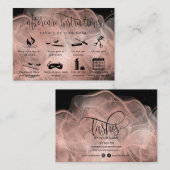 Moderne Icons für die Interfaces der Nachsorgekart Visitenkarte (Vorne/Hinten)