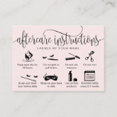 Moderne Icons für die Interfaces der Nachsorgekart Visitenkarte (Vorderseite)