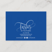 Moderne Icons für die Interfaces der Nachsorgekart Visitenkarte (Rückseite)