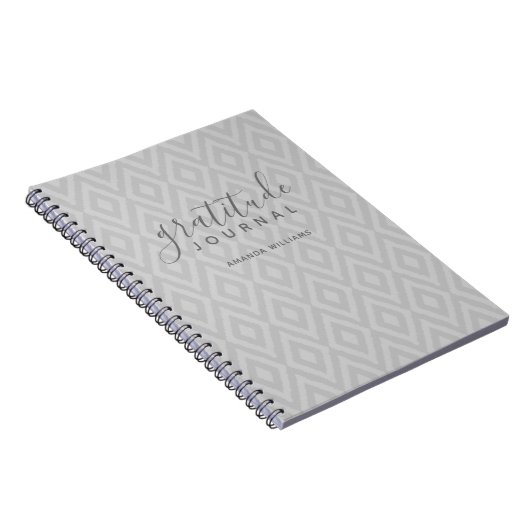 Moderne Ikat Muster Dankbarkeit Journal CHOOSE COL Notizblock (Rechte Seite)