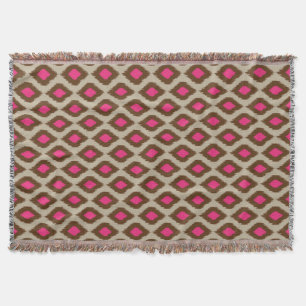Moderne Ikat-Muster Decke