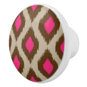 Moderne Ikat-Muster Keramikknauf (Rechts)