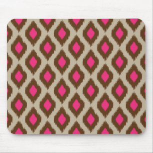 Moderne Ikat-Muster Mousepad