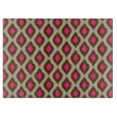 Moderne Ikat-Muster Schneidebrett (Vorderseite)