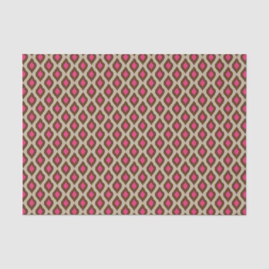 Moderne Ikat-Muster Seidenpapier (Vorderseite)