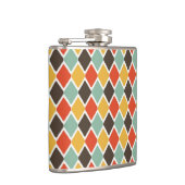 Moderne Ikat-Stammesmode Muster Flachmann (Rechts)