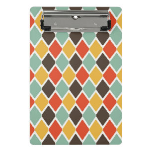 Moderne Ikat-Stammesmode Muster Mini Klemmbrett