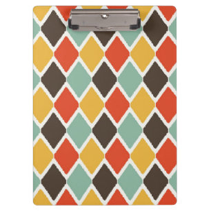 Moderne Ikat-Tribal-Mode Muster Klemmbrett