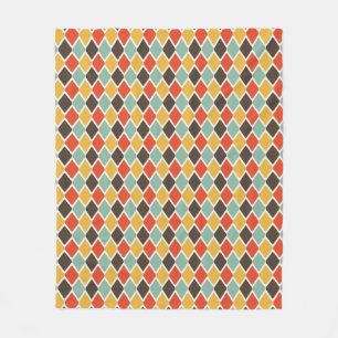 Moderne ikat-tribale Mode Muster Fleecedecke