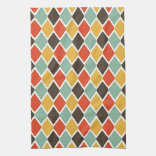 Moderne ikat-tribale Mode Muster Küchentuch