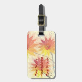 Moderne Illustration Gepäckanhänger (Vorderseite vertikal)