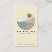 Moderne Illustration Minimalistisch Business Card Visitenkarte (Vorderseite)
