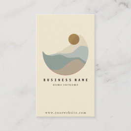 Moderne Illustration Minimalistisch Business Card Visitenkarte