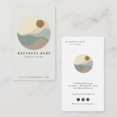 Moderne Illustration Minimalistisch Business Card Visitenkarte (Vorne/Hinten)