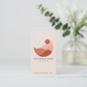 Moderne Illustration Minimalistisch Business Card Visitenkarte (Stehend Vorderseite)