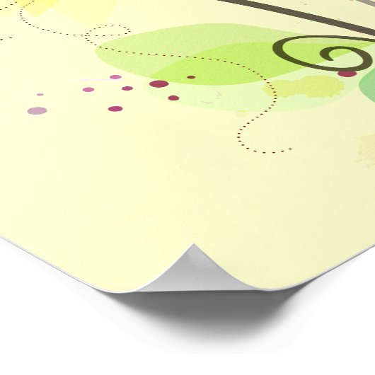 Moderne Illustration Poster (Ecke)