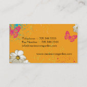 Moderne im Garten arbeitenVisitenkarte Visitenkarte (Rückseite)