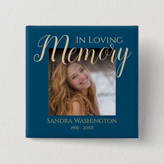 Moderne im liebenden Gedächtnis | Foto Memorial Bu Button (Vorderseite)
